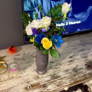 Flowers with beautiful vase!